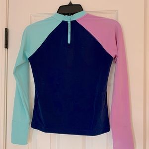 Athleta Girl Colorblock rashguard long sleeve